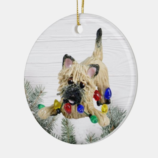 Kerstakerversiering Caïro Keramisch Ornament (Links)