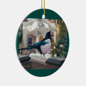 Kerstakerversiering Keramisch Ornament (Rechts)