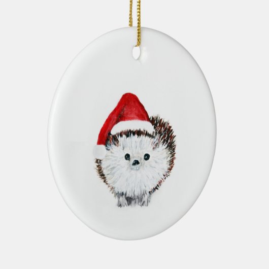 Kerstakerversiering met een tegel keramisch ornament (Rechts)