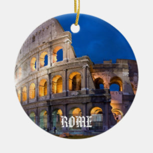 Kerstakerversiering van Rome Keramisch Ornament