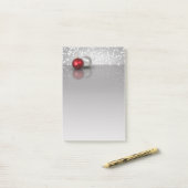 Kerstakerversieringen in Shimmery - Post-it® notes (Op bureau)