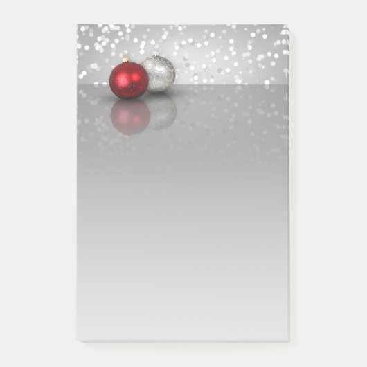 Kerstakerversieringen in Shimmery - Post-it® notes (Voorkant)