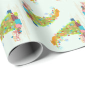 Kerstakerwerkpapier voor fijne kerst cadeaupapier (Rol Hoek)