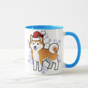 KerstAkita Inu/Shiba Inu Mok