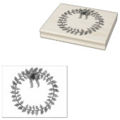 Kerstakkamp Rubberstempel (Gestempeld)