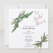 Kerstakken Red en Green Shower Kaart (Voorkant)