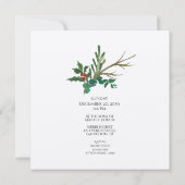 Kerstakken Red en Green Shower Kaart (Achterkant)