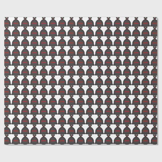 Kerstaksteenverpakkingspapier Cadeaupapier (Vlak)