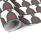 Kerstaksteenverpakkingspapier Cadeaupapier (Rol Hoek)