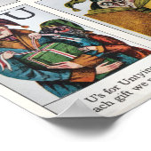 kerstalfabet poster (Hoek)