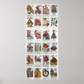 kerstalfabet poster (Voorkant)