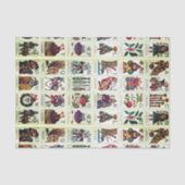 kerstalfabet tissuepapier (Voorkant)