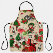 KerstAlice in Wonderland Schort (Voorkant)