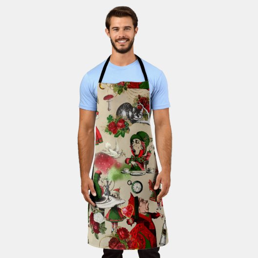 KerstAlice in Wonderland Schort (Gedragen)