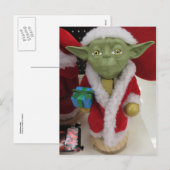 KerstAlien Feestdagenkaart (Voorkant / Achterkant)