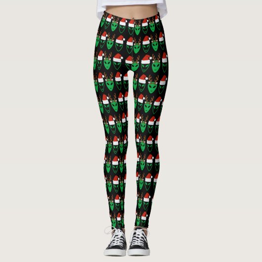 KerstAliens Leggings (Voorkant)