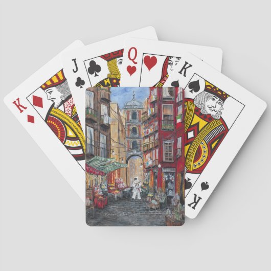 Kerstalley Italia Pokerkaarten (Achterkant)