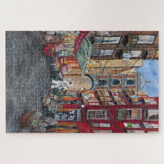 Kerstalley Italië Legpuzzel (Horizontaal)