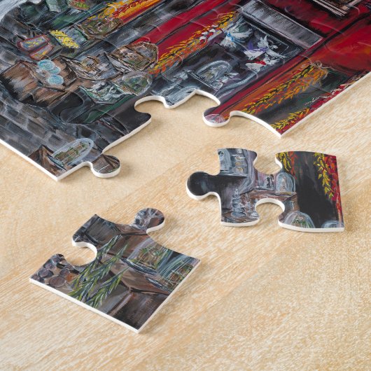 Kerstalley Legpuzzel (Zijkant)