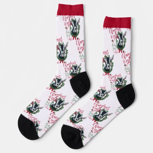 kerstalpiene Baby geitewijn Sokken (Links)