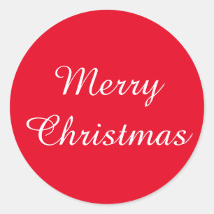 KerstAmazone White Red Sticker van Janz