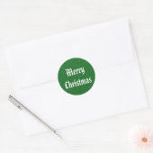 KerstAmerikaanse groene Sticker van Janz (Envelop)