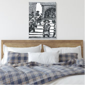 kerstamusement canvas afdruk (Insitu (Slaapkamer))