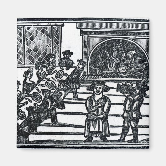 kerstamusement magneet (Voorkant)