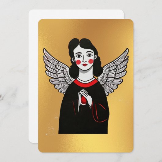 Kerstanenkaart (Voorkant / Achterkant)