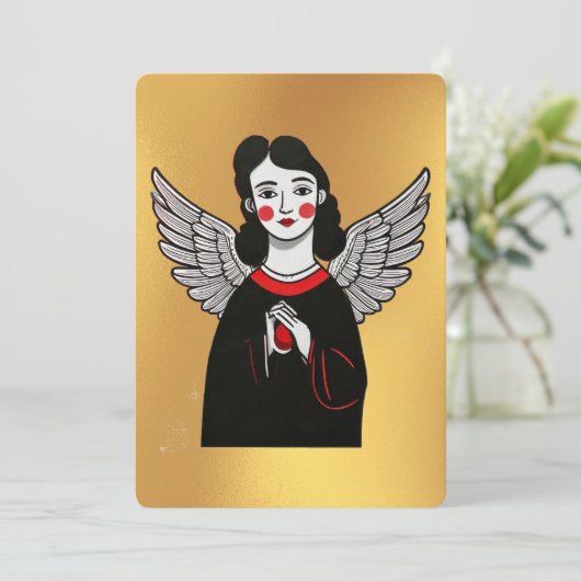 Kerstanenkaart (Staand voorkant)