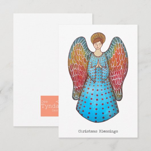 Kerstanenkaart (Voorkant / Achterkant)