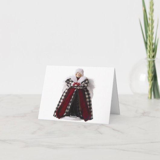 Kerstanenkaart Bedankkaart (Achterkant)