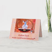 Kerstanenkaart Feestdagen Kaart (Achterkant)