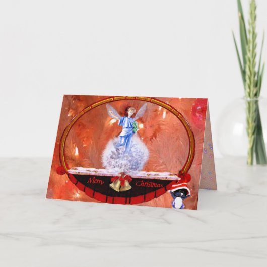 Kerstanenkaart Feestdagen Kaart (Voorkant)