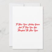 Kerstanenkaart Kaart (Achterkant)