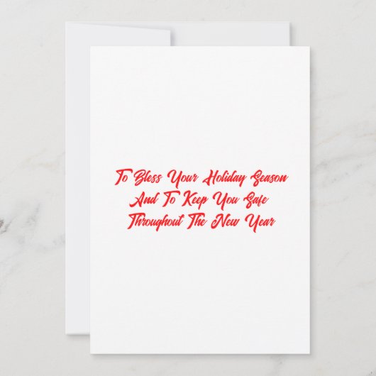 Kerstanenkaart Kaart (Achterkant)