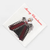 KerstAngel 1 Napkins Servet (Hoek)