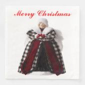 KerstAngel 1 Napkins Servet (Voorkant)