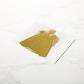 Kerstangel 6 Folie Holiday Post Feestdagen Briefkaart (Gedraaid)