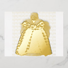 Kerstangel 6 Folie Holiday Post Feestdagen Briefkaart