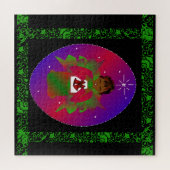 Kerstangel Baby Boy-Joy aan de Grafisch van de Wer Legpuzzel (Horizontaal)