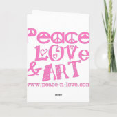 Kerstangel Bedankt voor je kaarten (Achterkant)