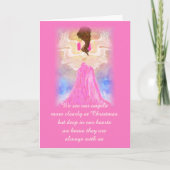 Kerstangel Bedankt voor je kaarten (Voorkant)