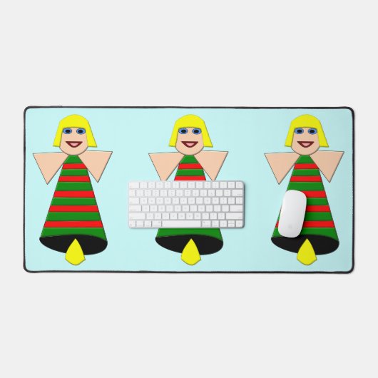 KerstAngel Bell Bureaumat (Keyboard & Muis)