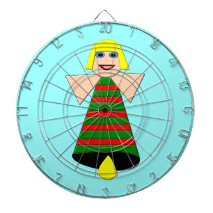 KerstAngel Bell Dart Board Dartbord