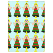 KerstAngel Bell Klembord (Achterkant)