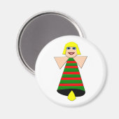 KerstAngel Bell Magnet (Voorkant / Achterkant)