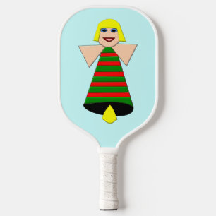 KerstAngel Bell Pickleball Paddle