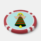 KerstAngel Bell Poker Chips (Enkel)