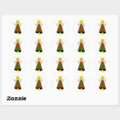 KerstAngel Bell Stickers (Vel)